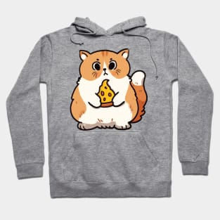 Cute cat pizza thief Hoodie